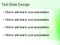 Domino Green PowerPoint Template text slide design